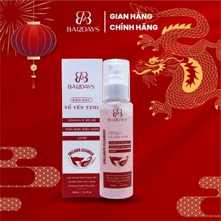 Sửa rửa mặt Tổ yến tươi - BA12Days Cosmetics [ B12D07 ] - Tinh chất tổ yến nuôi dưỡng da sáng hồng , ngăn ngừa mụn