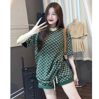 Bộ Đồ Basic họa tiết đơn giản, Chanh Xả, Set Bộ chất liệu Umi Thái siêu thích, Phù hợp đi chơi trend B06