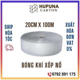 [FREESHIP] Xốp khí 20cm x 100m, bóng khí chống sốc, bọc hàng giá rẻ tại Hà Nội
