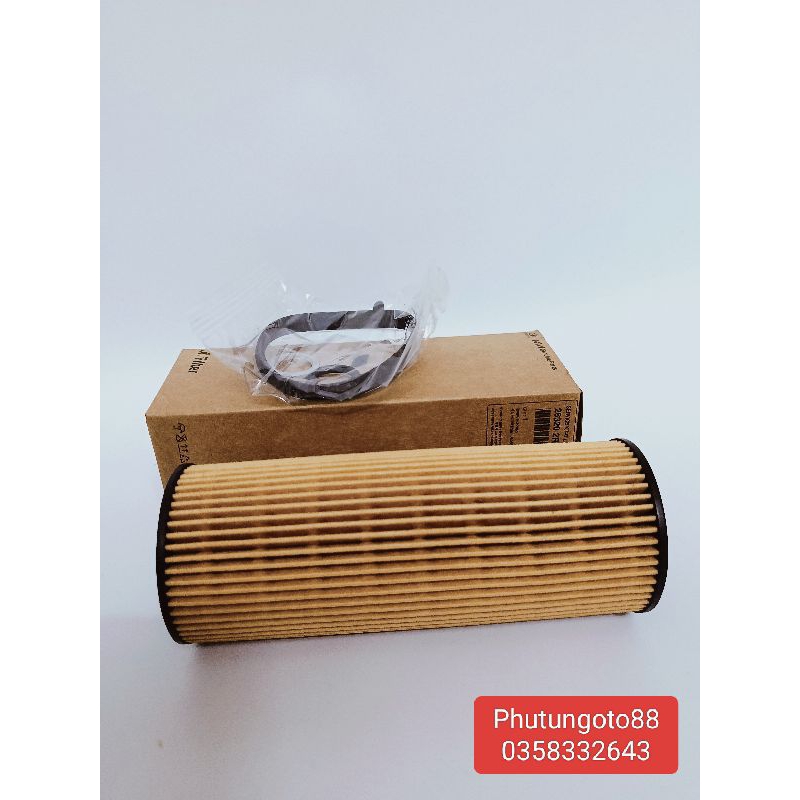 Lọc nhớt, lọc dầu động cơ Huyndai Santafe, Tucson, Kia carnival, Sorento 2.2 2021- lọc dài mã 26320-