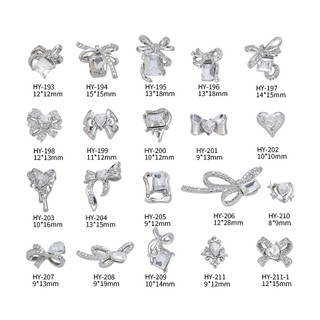 Charm đính móng cao cấp, charm bạc đá đính móng