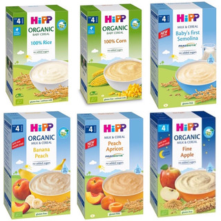 Bột hipp ăn dặm nhiều vị cho bé từ 4m+ tháng tuổi