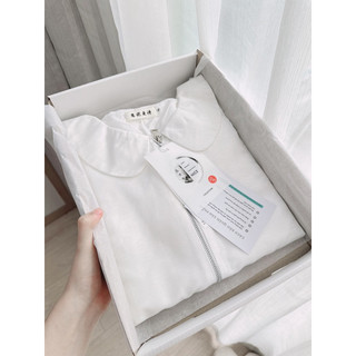VÁY TRẮNG NHŨ  ĐUÔI CÁ CỔ SEN