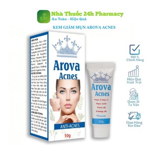 Kem ngừa mụn Arova Acnes, giúp ngừa mụn, ngăn sẹo hiệu quả, tuyp 10g