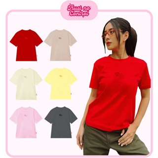 Baby Tee Trơn Basic Áo Thun Nữ Premium Local Brand TNC Màu Đỏ Vàng Hồng Xám Be Kem Kiểu Phông Tay Ngắn [COOLTECH COTTON]