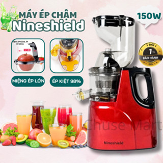 Máy Ép Chậm NINESHIELD KB-F8B Chính Hãng, Dung Tích 1 Lít, Máy Cổ Rộng Ép Trái Cây Nguyên Quả Dễ Dàng, Cực Kỳ Tiện Lợi