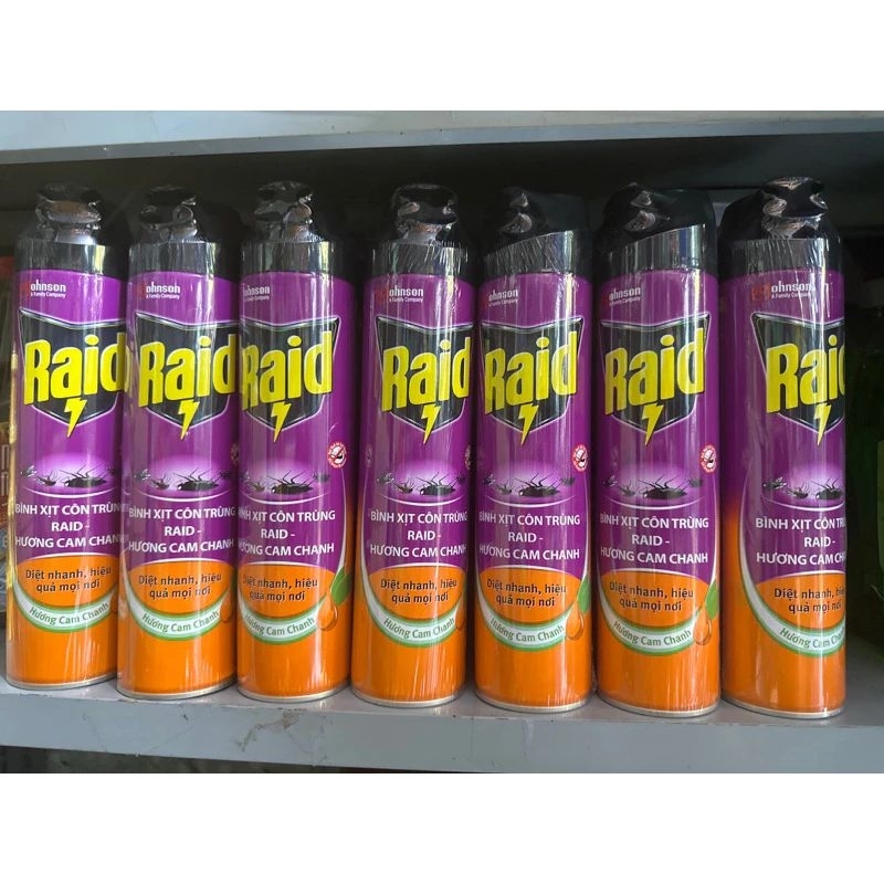 XỊT MUỖI RAID CHANH 520ml