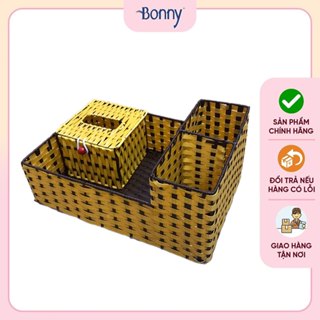 Khay đựng đũa, ống đựng đũa, hộp đựng đũa muỗng, giấy ăn, giỏ nhựa giả mây đa năng dùng cho nhà hàng, quán ăn