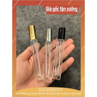 Chai chiết nước hoa 10ml cao vuông dày