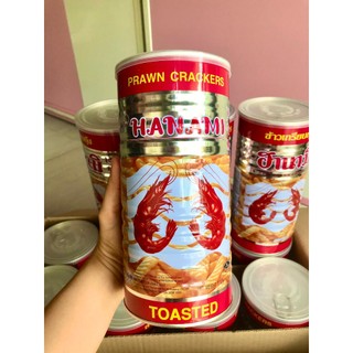 [Date Mới:8/2025 ] Snack Tôm Hanami Thái Lan dạng lon 110gr