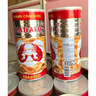 [Date Mới:8/2025 ] Snack Tôm Hanami Thái Lan dạng lon 110gr