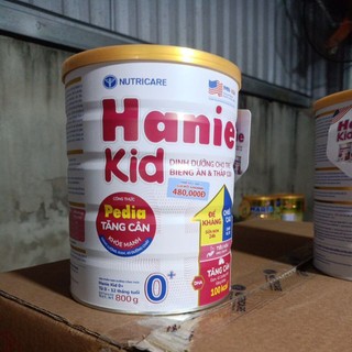 Sữa bột haniekid 900g biếng ăn suy dinh dưỡng