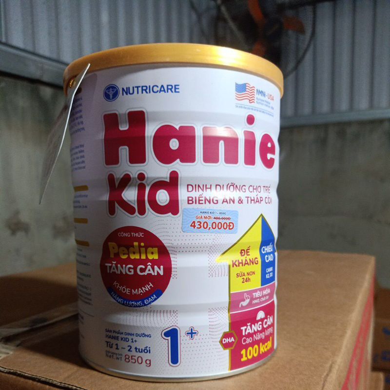 sữa bột hanie kid 0+ 800g