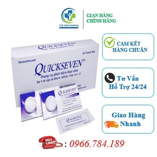 Que thử thai Quick Seven - TEST nhanh hiệu quả, trả kết quả chính xác