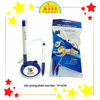Bút bi cắm bàn, bút để bàn thiên long tl ph-02 màu xanh - vpp sao mai v3010488