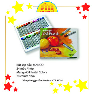 Sáp dầu Mango 24 màu - VPP Sao Mai V8020425