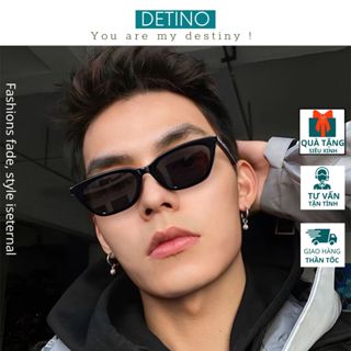 Kính râm mắt mèo nam nữ chống tia UV thời trang cao cấp, mắt kính dâm đen phân cực đi biển ngầu DETINO K23