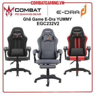 Ghế gaming e-dra egc227 apollo plus fabric - e-dra yummy egc232v2 fabric hàng chính hãng