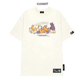 Áo phông nữ nam unisex tay lỡ thun form rộng local brand teen cổ tròn oversize cotton cao cấp MEOW