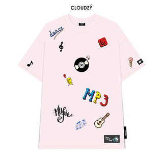 Áo phông nữ nam unisex tay lỡ thun form rộng local brand teen cổ tròn oversize cotton CLOUDZY MUSIC