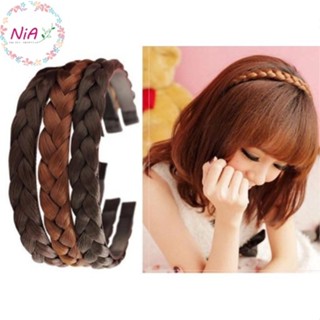 Phụ Kiện Tóc Dạng Tết Thời Trang Cho Nữ băng đô cài tóc bằng tóc giả thắt bím, đan tết PK019