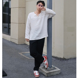 Quần tây nam ống rộng, xếp li cạp dính linh động - Jaate B01 Cotton Hàn