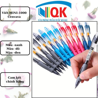 Bút gel bấm mini-1000 cenvava siêu êm