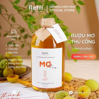 Mơ lên men - trái cây lên men tự nhiên refill 500ml