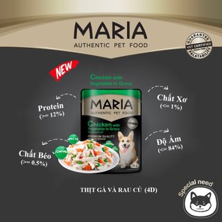 Pate Maria Cho Chó Mọi Lứa Tuổi - Gói 70g