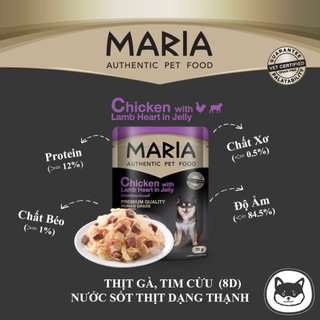 Pate Maria Cho Chó Mọi Lứa Tuổi - Gói 70g