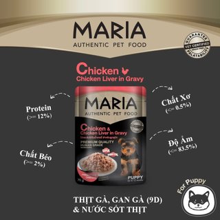 Pate Maria Cho Chó Mọi Lứa Tuổi - Gói 70g