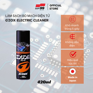 Chai xịt vệ sinh làm sạch bo mạch điện tử Soft99 G'zox Electric Cleaner E-24 420ml