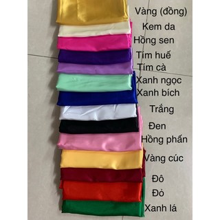 Hàng sẵn Quần phi bóng ko thun mặc áo dài bà ba-Đỏ đồng cúc lá sen hồng xám-đủ size