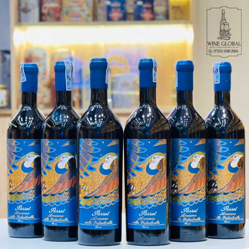 Rượu Vang Đỏ Ý Domini Veneti Parrot 750ml 17% - Rượu Vang Nhập Khẩu Chính Hãng