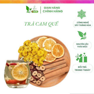 Trà cam quế táo đỏ, trà thảo mộc cam quế táo thanh lọc giữ ấm cơ thể, gói 10 gram