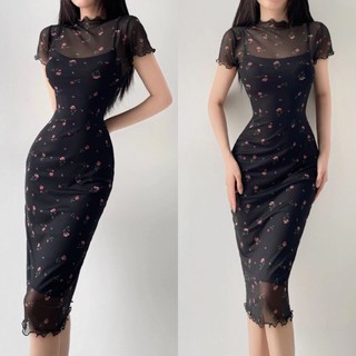 SET ĐẦM BODY PHỐI LƯỚI PHOM DÀI CÓ BIGSIZE