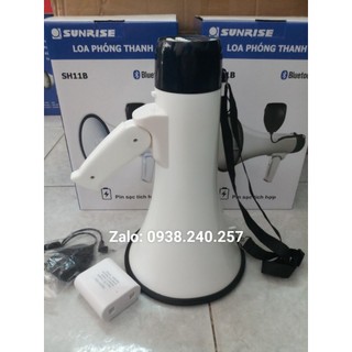 Loa phóng thanh ngoài trời công suất lớn chính hãng Sunrise SH-11B. Loa có micro nói trực tiếp, nhạc đệm