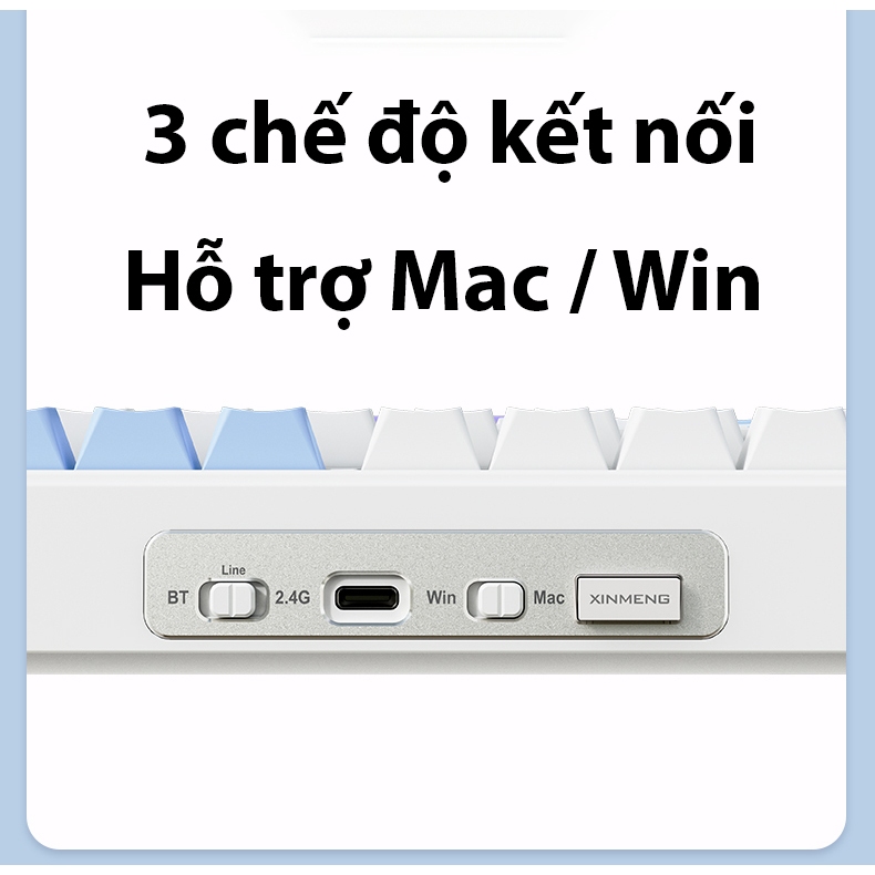 Bàn phím cơ không dây Xinmeng M75 Pro - Led RGb - Gasket Mount - Có hot-swap - Mạch 5 pin - Màn LED - App Marco | BigBuy360 - bigbuy360.vn