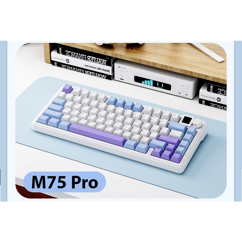 Bàn phím cơ không dây Xinmeng M75 Pro - Led RGb - Gasket Mount - Có hot-swap - Mạch 5 pin - Màn LED - App Marco | BigBuy360 - bigbuy360.vn