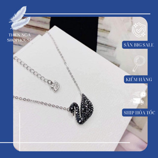 Dây Chuyền Swa, Vòng Cổ Nữ  Thiên Nga Đen Dây Trắng  Fullbox Sang Trọng, Tinh Tế-Thien_nga_viet_nam