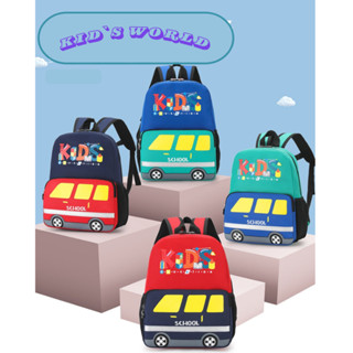 (Hàng mới về) Balo Mầm Non Bé Trai, Bé Gái Hình Oto Cho Bé, Balo Đi Học Mẫu Giáo, Balo Đi Chơi