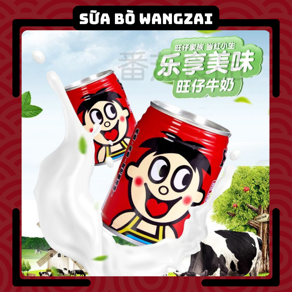 Sữa Bò Chú Hề WangZai Lon 245ml