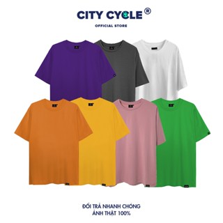 Full Box Áo thun local brand Basic Tee City Cycle tay lỡ Unisex form rộng