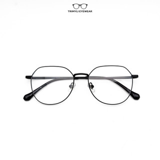 Gọng kính cận kính kim loại nam nữ dáng tròn viền mảnh Trimyli Eyewear H00167