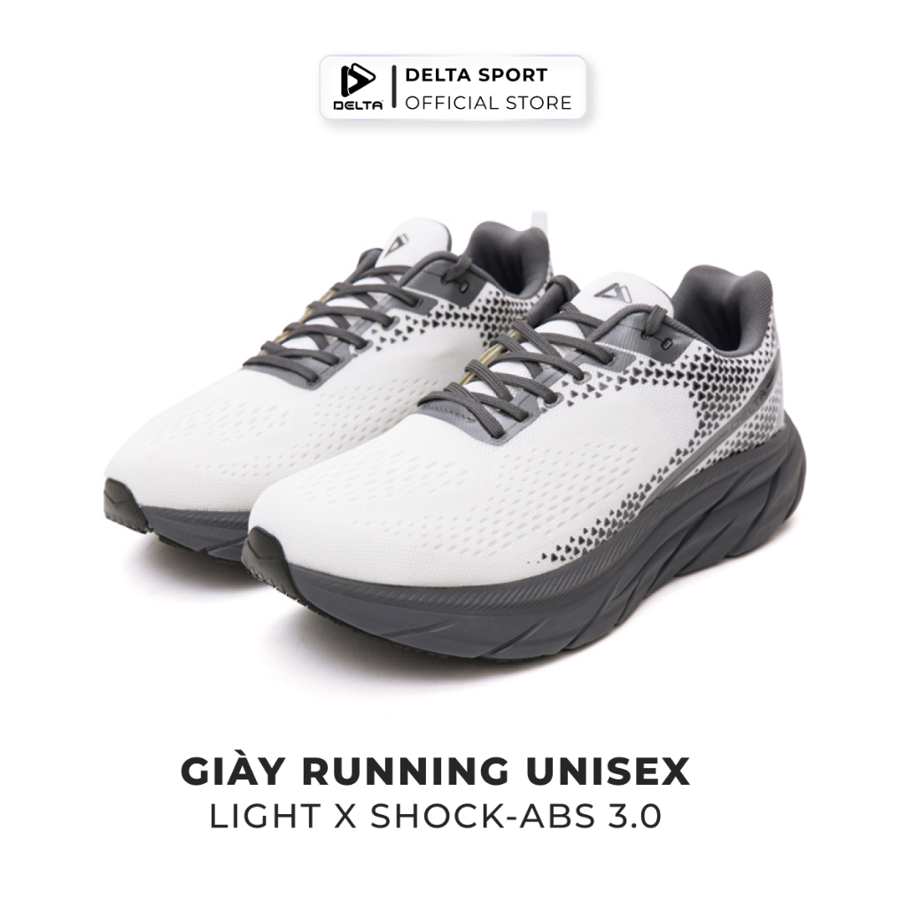 Giày Running DELTA Unisex Light x Shock-Abs 3.0 RN003U1 Dành Cho Chạy Bộ Và Tập Luyện Cường Độ Nhẹ