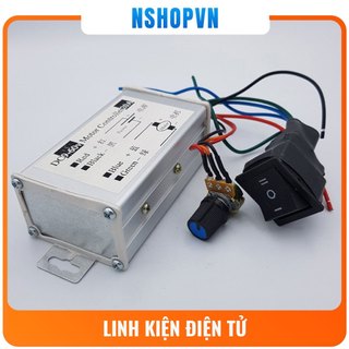 Bộ điều khiển tốc độ động cơ DC 20A có đảo chiều - vỏ nhôm