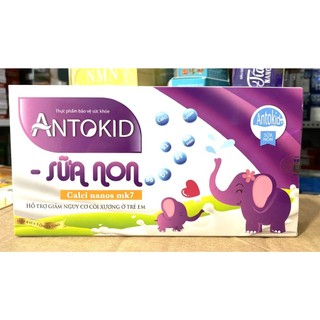 ANTOKID sữa non Hỗ trợ hấp thụ tốt hơn ăn ngon ngủ tốt tăng cường sức đề kháng hộp 20 ống