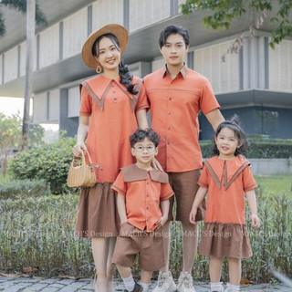 Bộ đồ đôi gia đình thiết kế - đồ đôi gia đình đẹp - váy áo gia đình - đồ gia đình du lịch - áo gia đình đẹp