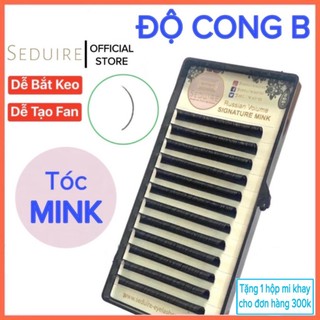 Mi khay seduire độ cong b 12 hàng, tóc mink