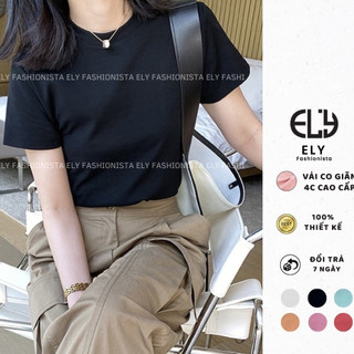 Áo thun nam nữ tay lỡ basic, áo thun trơn TAY LỠ màu trắng - đen basic FEENY STORE  ATT1